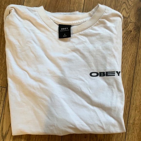 obey long sleeve top sz s women’s - Picture 2 of 2